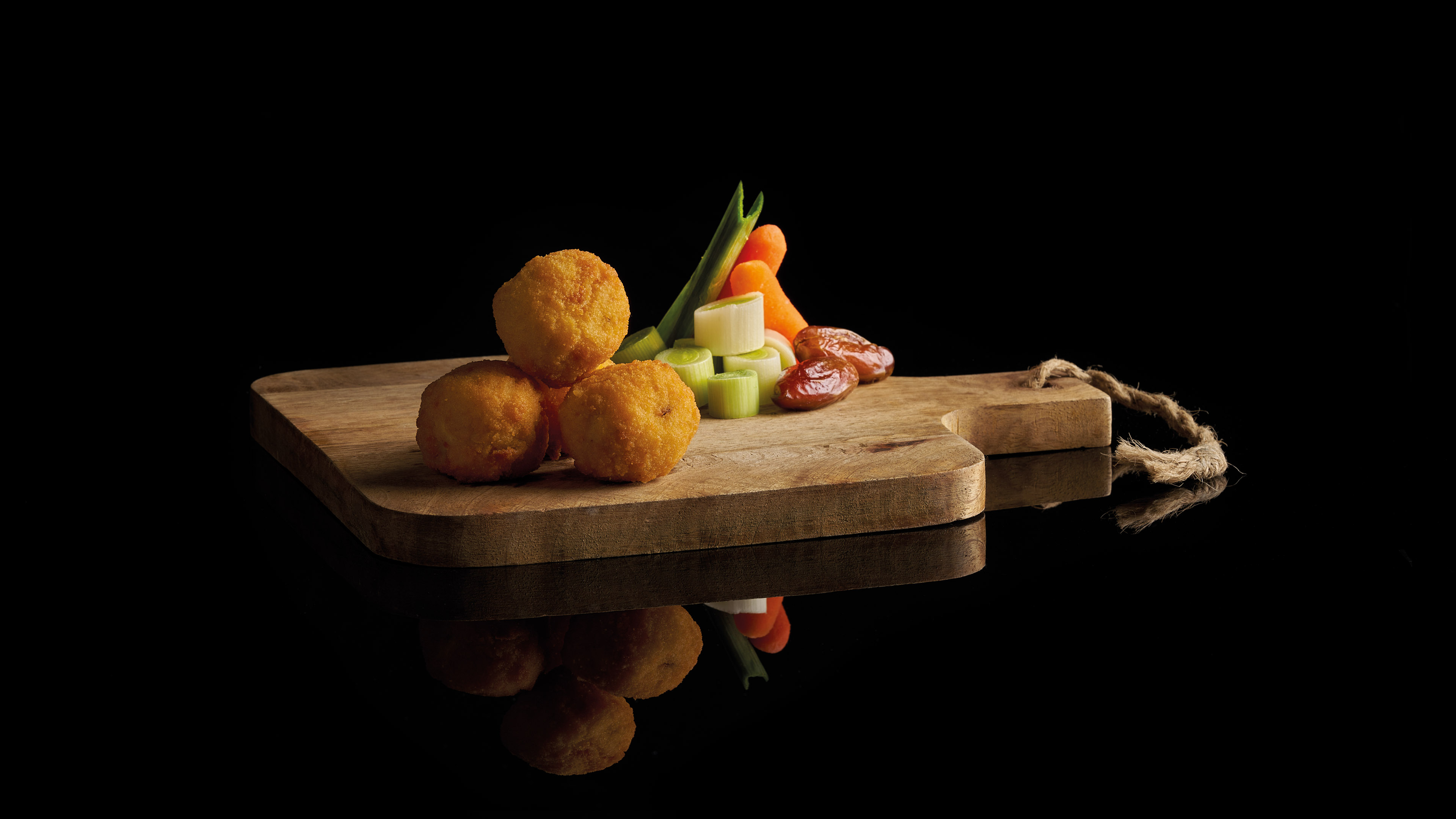 Vegetarian Croqueta fried